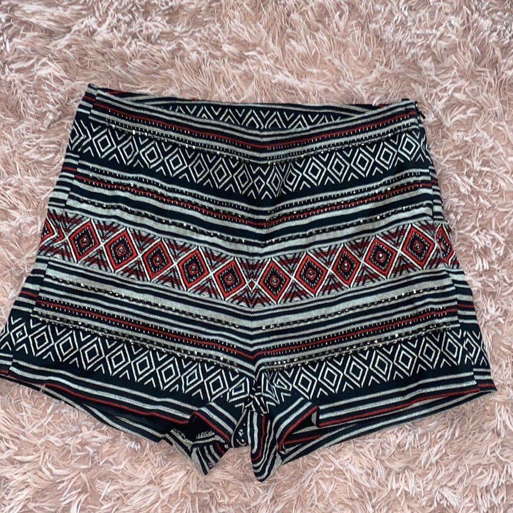 Casual tribal shorts.